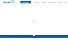 Tablet Screenshot of desalitech.com